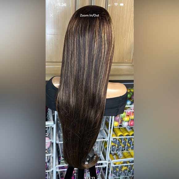 Lot 2072 ❤️NEW ❤️100% Human Hair HD Lace Front Wig 36” - Picture 3 of 10